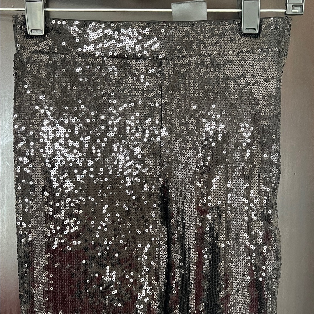 H&M Shimmering Silver Sequin Skirt